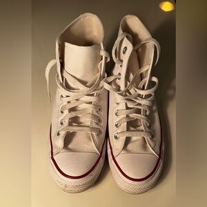 Classic White High-Top  Sneakers